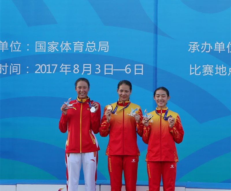 全运会现代五项女子比赛广东梁婉霞夺冠