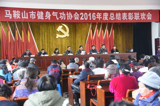 2016年1月9日，安徽省马鞍山市健身气功协会年终总结表彰大会在花山区政府