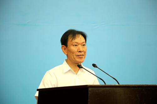 国家体育总局体育基金管理中心主任彭晓致辞