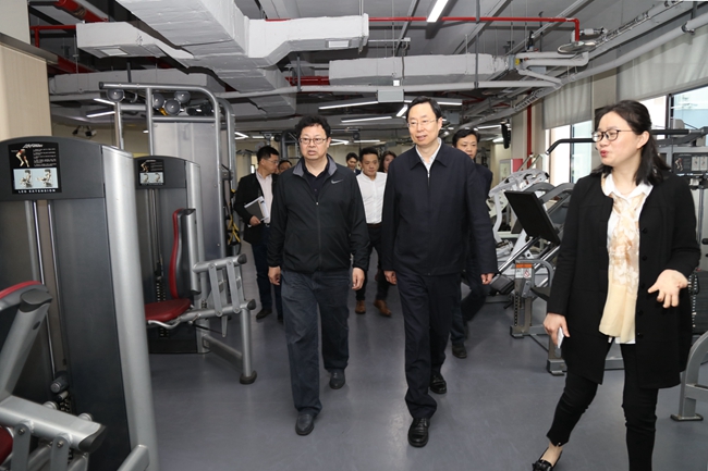 蓝绍敏副省长到省体育局调研指导工作
