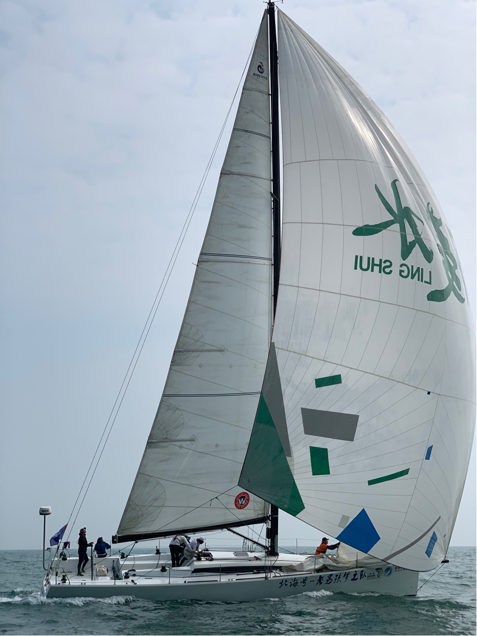 2019一带一路国际帆船赛北海站今日启动j80组公开组正式扬帆竞赛