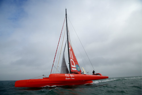 超级三体帆船正式命名中国青岛号