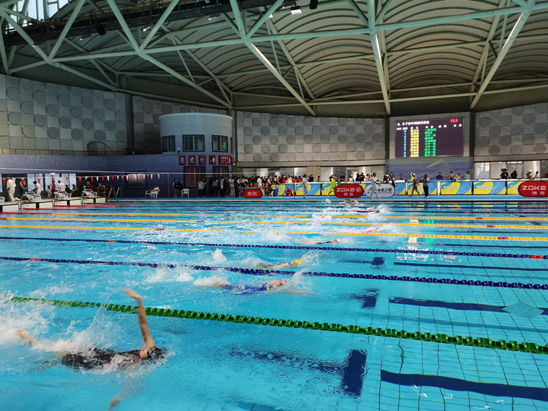 上海市中小学生游泳冠军赛人数创新高