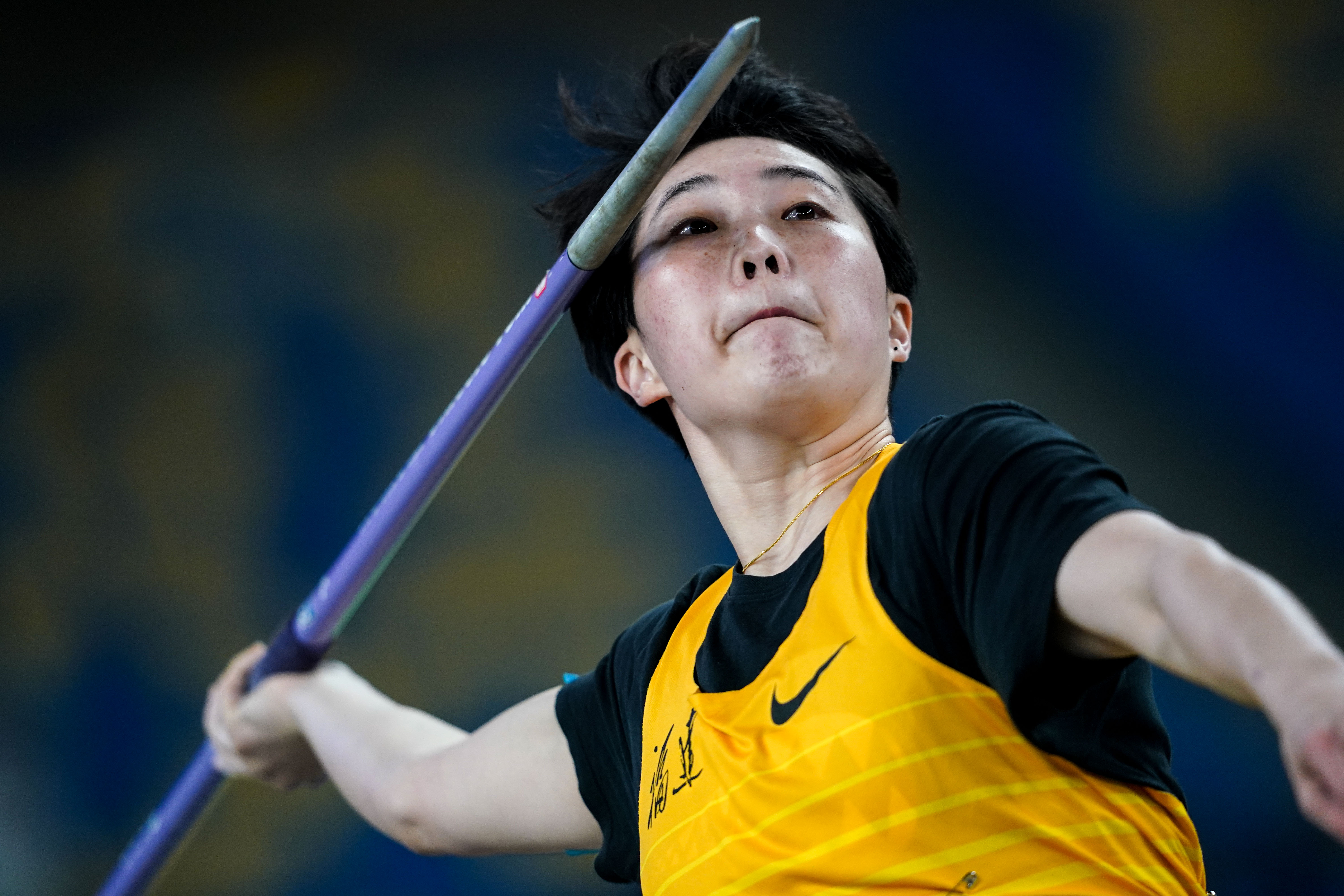 十四运田径测试赛吕会会余玉珍发挥出色中国女子标枪实现奥运满额达标