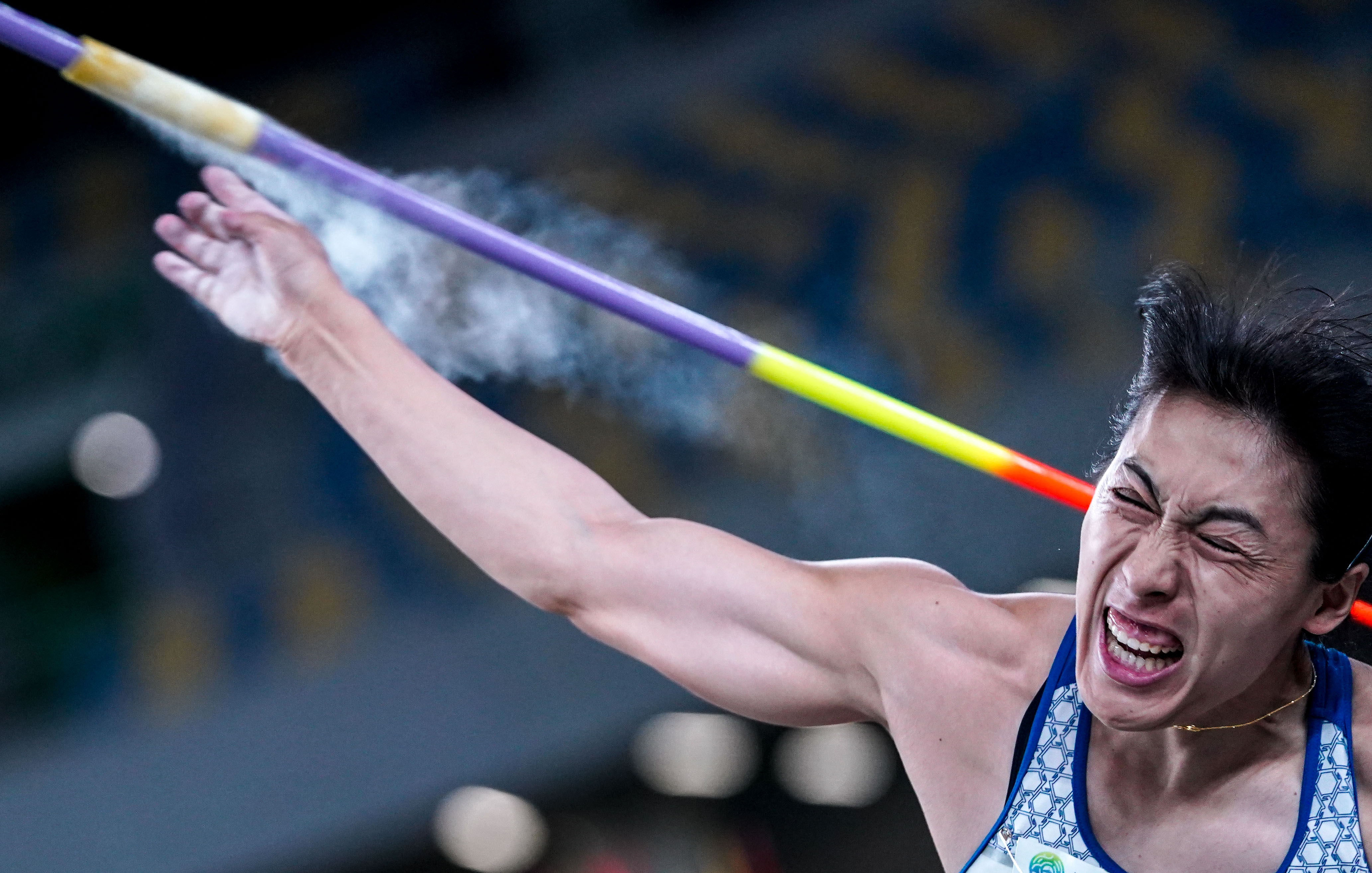 十四运田径测试赛吕会会余玉珍发挥出色中国女子标枪实现奥运满额达标