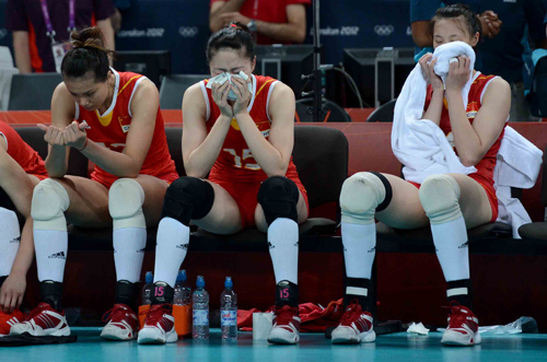 奥运女排中国憾负日本无缘四强(组图)