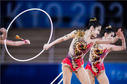 艺术体操集体项目中国第四创佳绩——请关注“奥运最美项目”