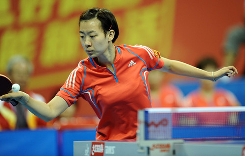 山西队李晓丹在决赛中