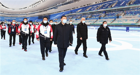 习近平在北京考察2022年冬奥会、冬残奥会筹办备赛工作