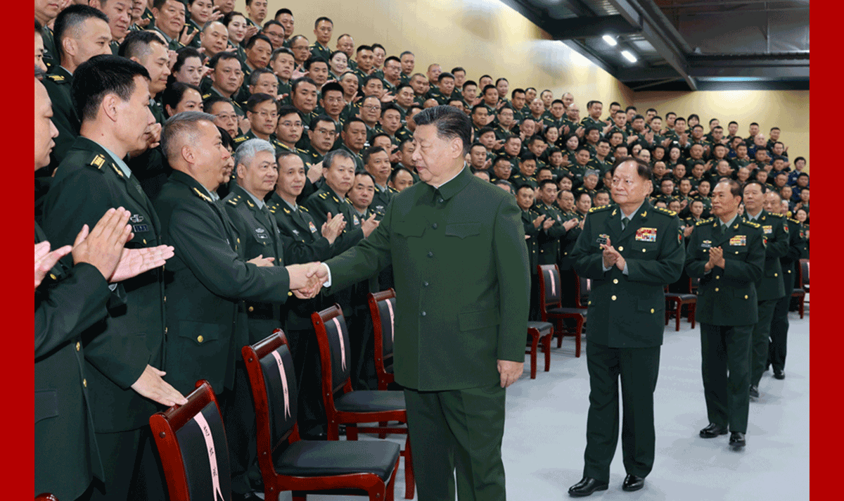 （考察）习近平在视察信息支援部队时强调