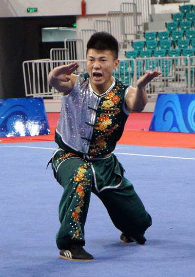 第十二届全国运动会武术套路预赛男子赛区在太原举行